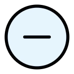 Circle Minus SVG Icon